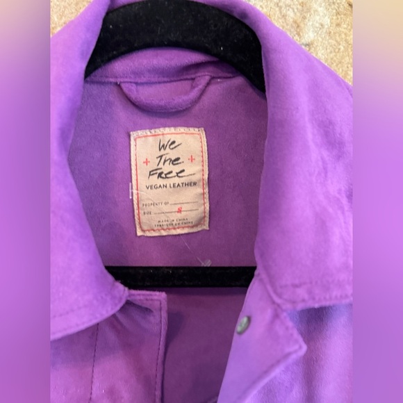 We The Free Purple Fringe Jacket - Picture 6 of 8